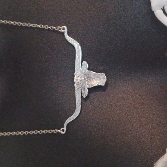 New!Adorable!Cow necklace,turquoise and silvertone! - Picture 3 of 4